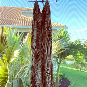 Lucky Brand Animal Maxi Dress